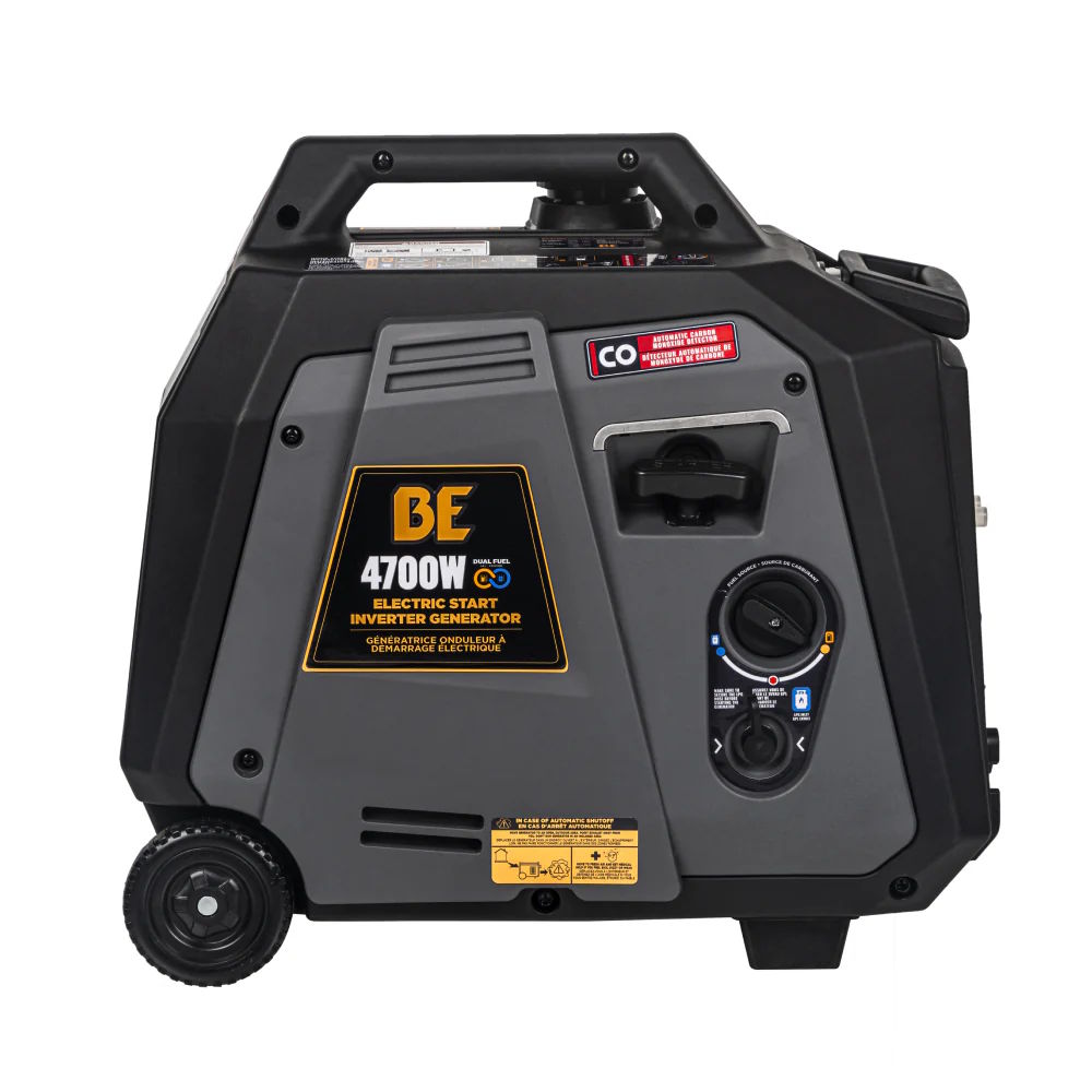 BE 4,700 Watt Electric Start Dual-Fuel Gas & Propane Digital Inverter Generator - Image 7