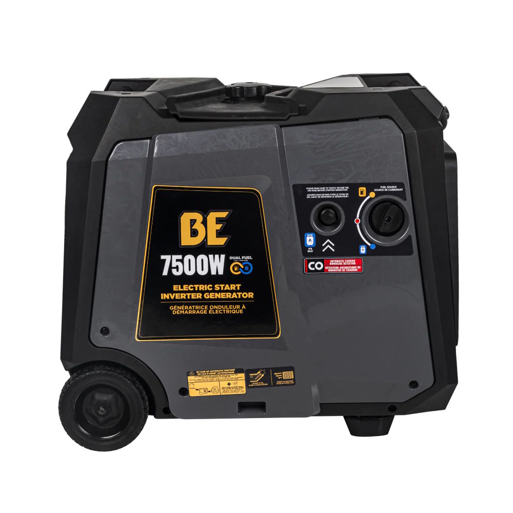 BE BE7500ID Inverter Generator 7500W, Electric Start,312cc Gas/Propane 120V/240V - Image 7