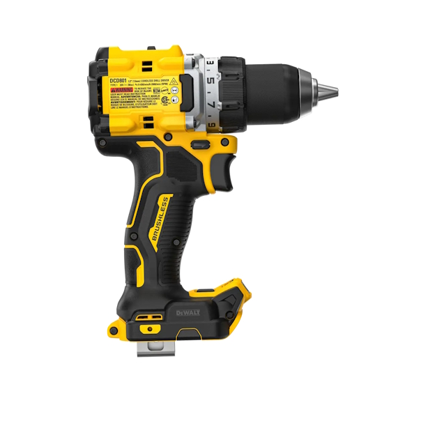 DEWALT DCD801B 20V MAX XR Brushless Cordless 1/2" Drill/Driver (Tool Only) - Image 3