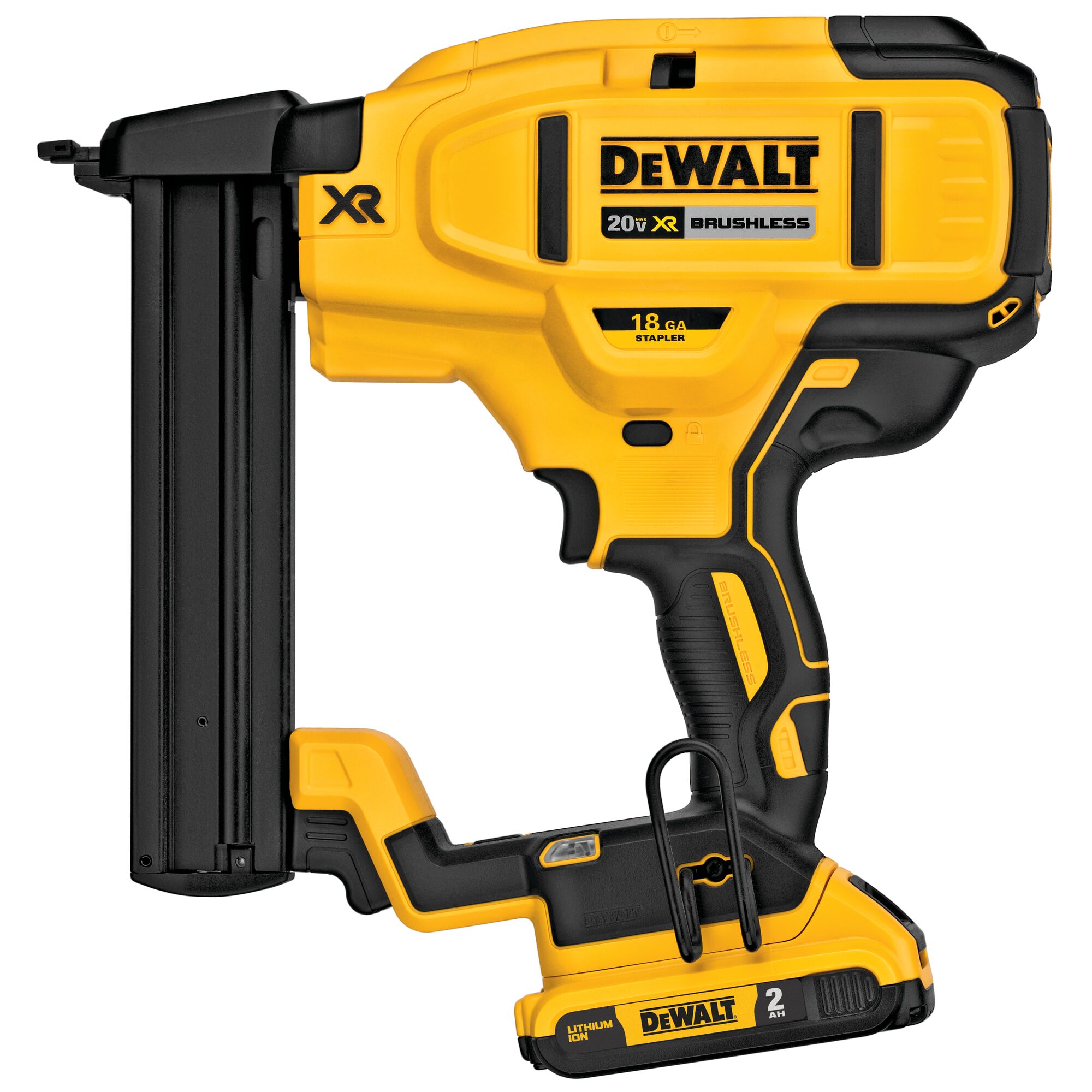 DEWALT DCN681D1 20V MAX XR 18 GA Narrow Crown Stapler Kit - Image 2