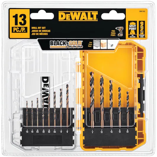 DEWALT DW1163 13PC Black Oxide Drill Bit Set - Image 4