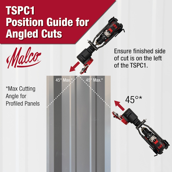 MALCO MAL-TSPC1 TurboShear Rotary Panel Cutter for Drill - Image 12