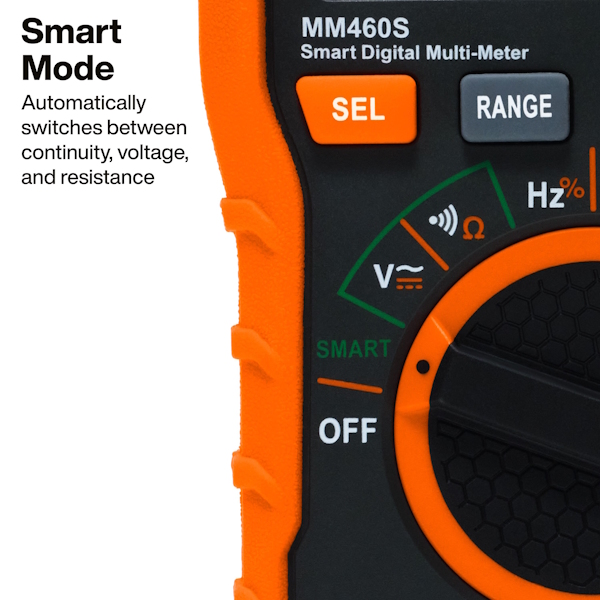KLEIN MM460S Smart Digital Multimeter, 600V AC/DC Auto-Ranging - Image 3
