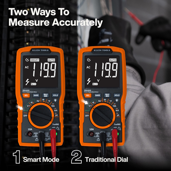 KLEIN MM460S Smart Digital Multimeter, 600V AC/DC Auto-Ranging - Image 5