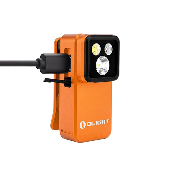 OLIGHT Oclip 2 Pro EDC Clip Flashlight - 530lm Floodlight & Spotlight (Orange) - Image 10