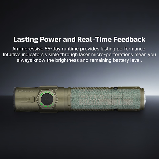 OLIGHT Warrior Ultra 2500 Lumens Tactical Flashlight with OAL Material - Image 5