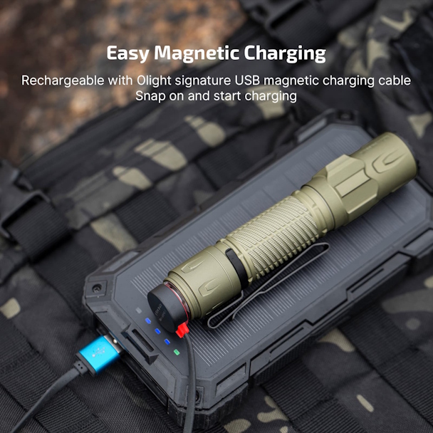 OLIGHT Warrior Ultra 2500 Lumens Tactical Flashlight with OAL Material - Image 8
