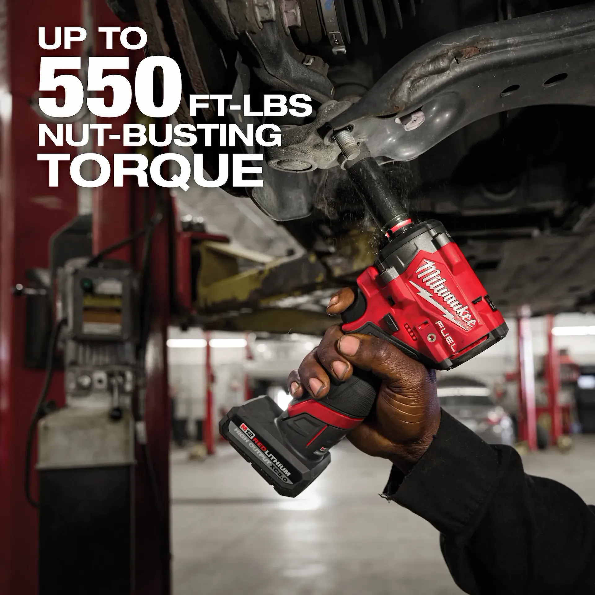 MILWAUKEE 2562-20 M12 FUEL™ Stubby 3/8" Impact Wrench (Tool Only) - Image 9
