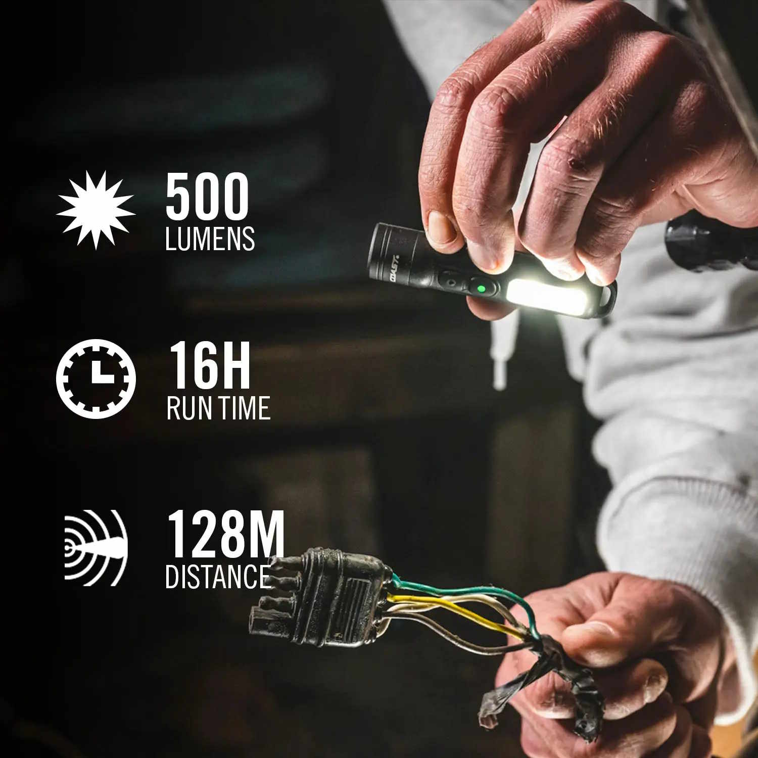 COAST 31126 KL30R 500 Lumen Inspection Light with UV and CRI - Image 2