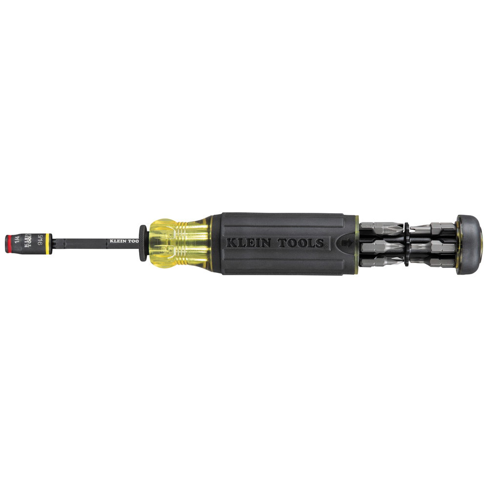 KLEIN 32304 14-in-1 HVAC Adjustable-Length Impact Screwdriver with Flip Socket - Image 11