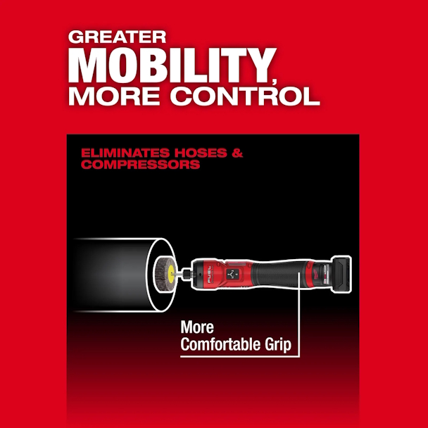 MILWAUKEE 3486-20 M12 FUEL 1/4" Straight Die Grinder VS (10-20,000 rpm) - Image 5