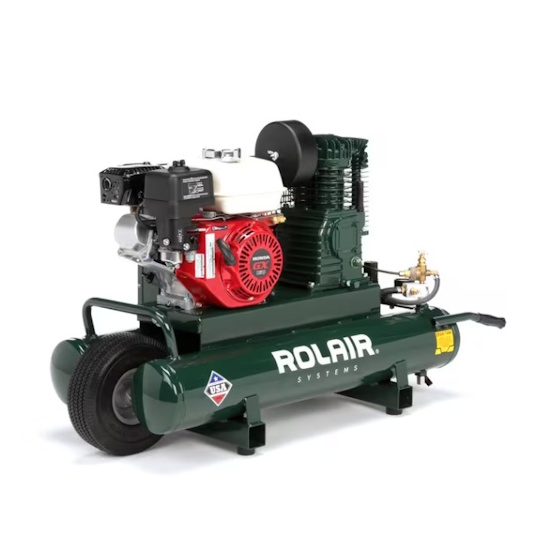 ROLAIR 4090HK17 5.5 HP Honda Wheelbarrow Compressor 9.3 CFM @ 90 PSI - Image 2