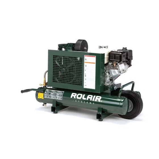 ROLAIR 4090HK17 5.5 HP Honda Wheelbarrow Compressor 9.3 CFM @ 90 PSI - Image 3