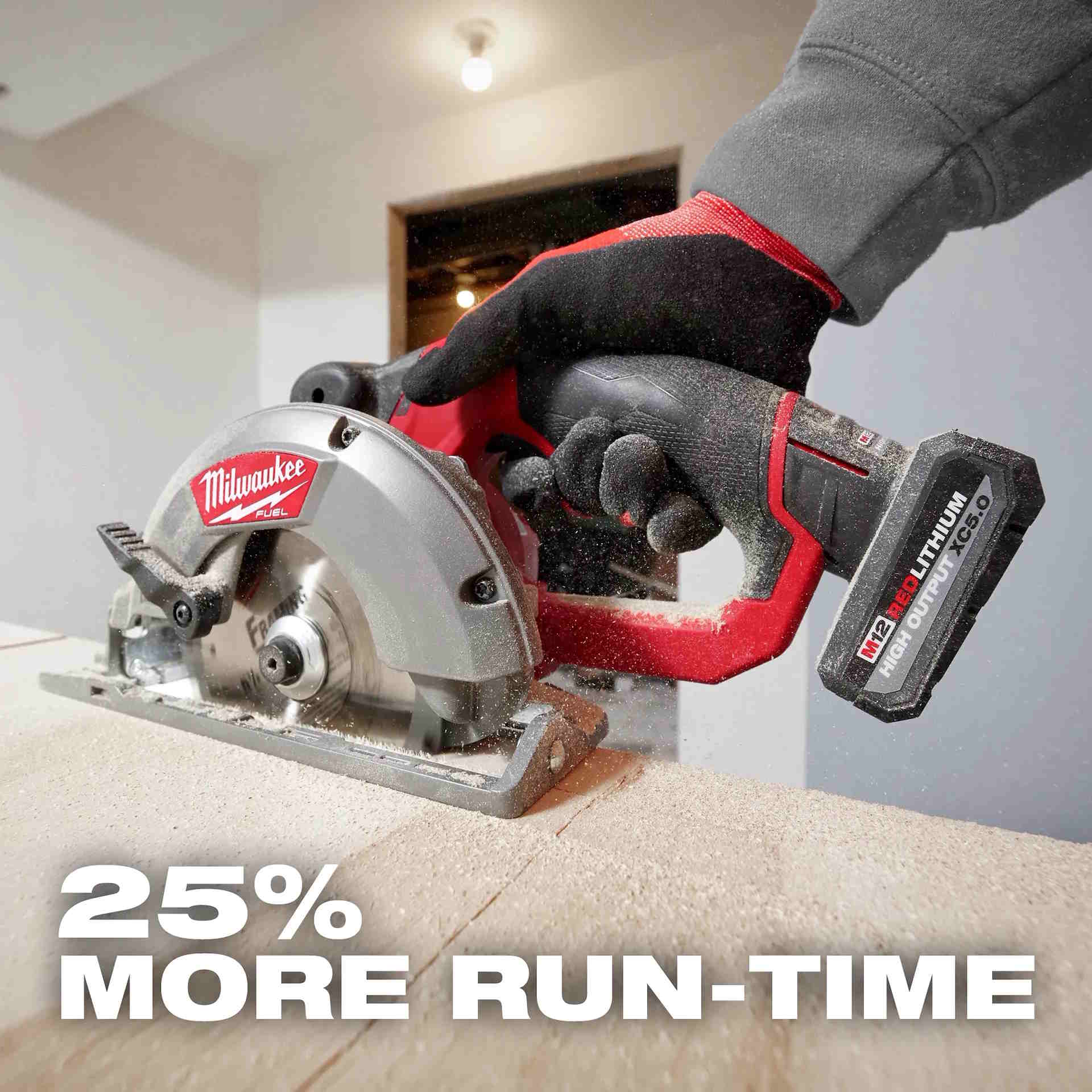 MILWAUKEE 48-11-2450 M12 REDLITHIUM™ HIGH OUTPUT™ XC5.0 Battery Pack - Image 6
