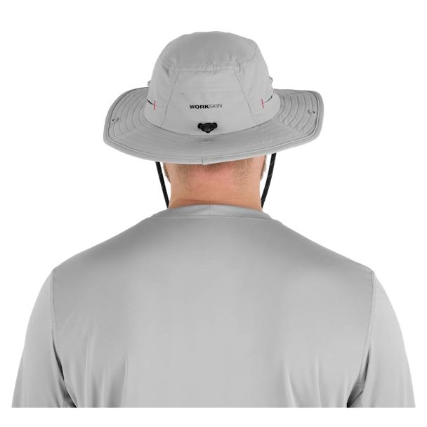 MILWAUKEE M770G-SM WORKSKIN Sunshade Hat - Gray SM - Image 7