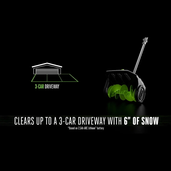 EGO SNS1201 56V Power+ 12" Snow Shovel Kit w/ 2.5Ah Battery - Image 11