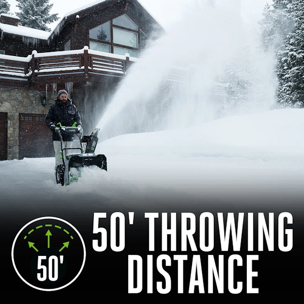 EGO SNT2405 56V Power+ 24" Self-Propelled 2-Stage Snow Blower with Peak Power - Image 6