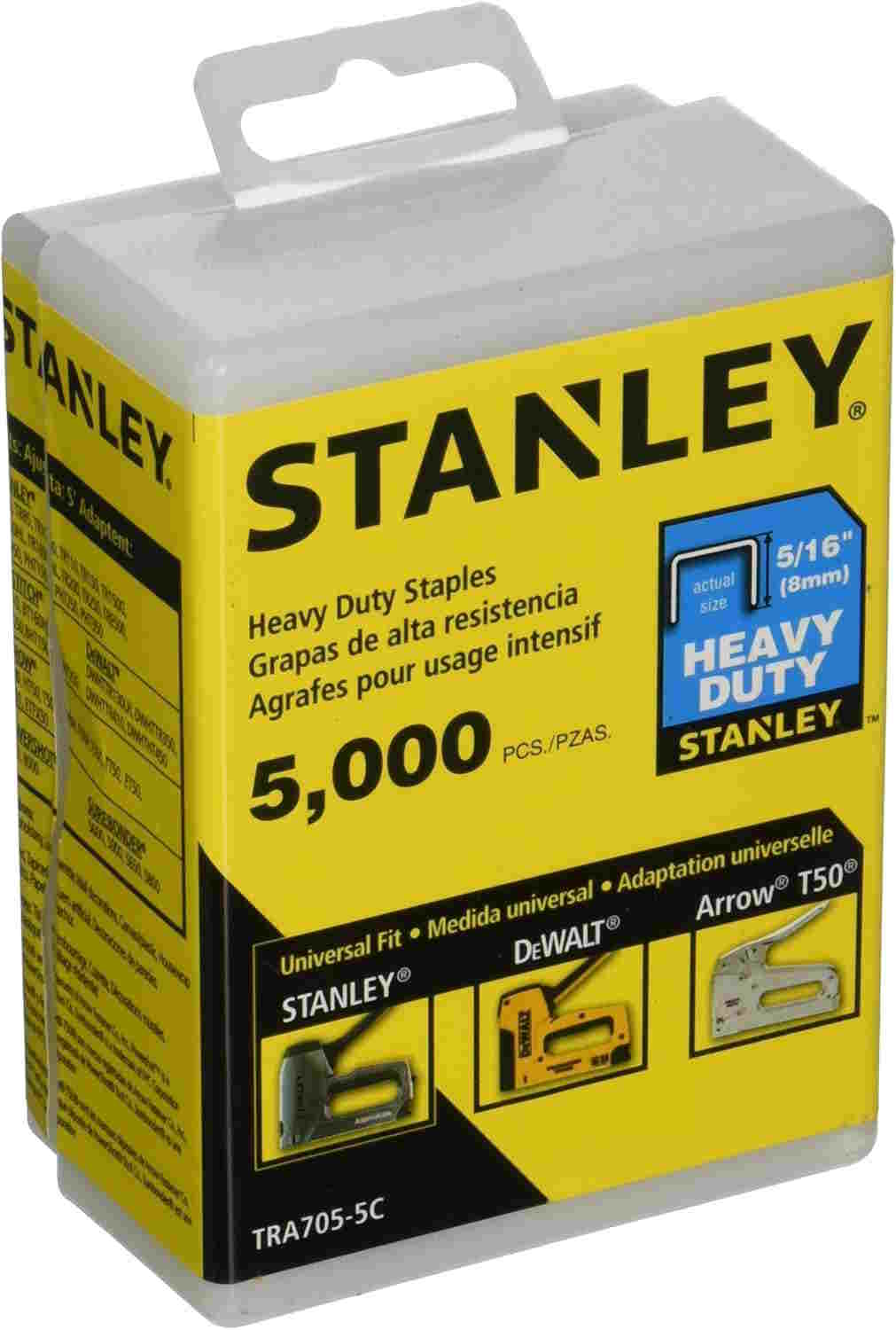 STANLEY TRA705-5C 5/16" Staples - Box 5000
